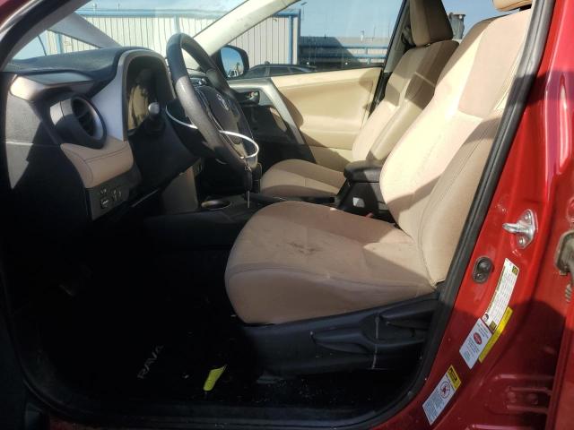 2T3WFREV7DW012035 - 2013 TOYOTA RAV4 XLE RED photo 7