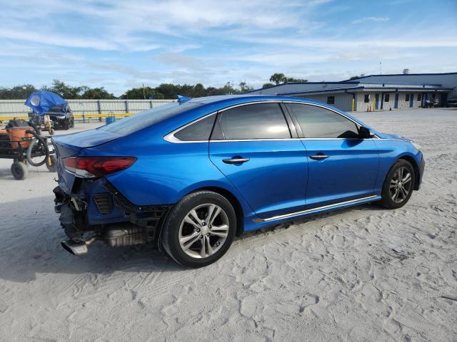 5NPE34AF7KH736379 - 2019 HYUNDAI SONATA LIMITED أزرق صورة 3