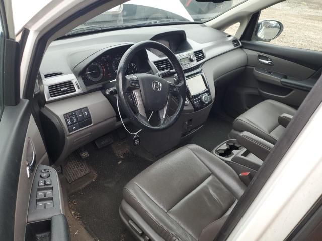 5FNRL5H63EB055572 - 2014 HONDA ODYSSEY EXL WHITE photo 8