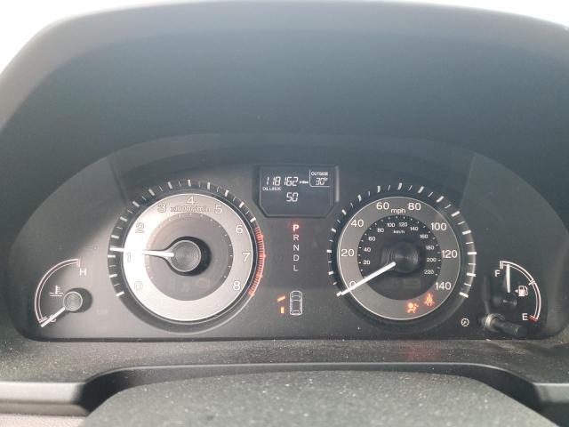 5FNRL5H63EB055572 - 2014 HONDA ODYSSEY EXL WHITE photo 9