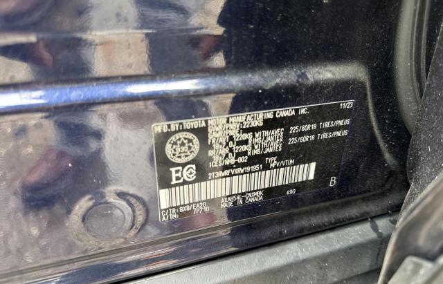 2T3RWRFVXRW191951 - 2024 TOYOTA RAV4 XLE BLUE photo 11