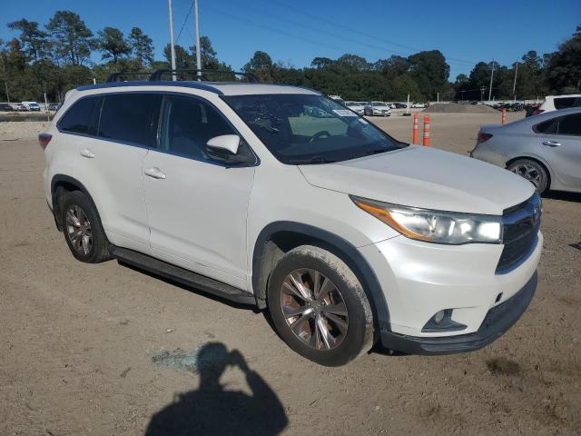 5TDKKRFH6ES035036 - 2014 TOYOTA HIGHLANDER XLE Weiß Foto 4