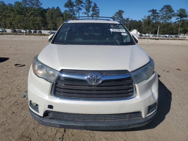 5TDKKRFH6ES035036 - 2014 TOYOTA HIGHLANDER XLE Weiß Foto 5