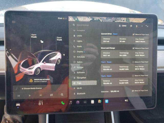 5YJ3E1EB0KF388804 - 2019 TESLA MODEL 3 Qara foto 9