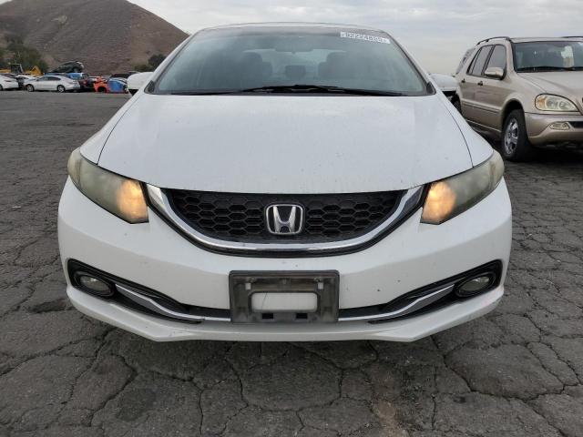 19XFB2F95FE211782 - 2015 HONDA CIVIC EXL WHITE photo 5