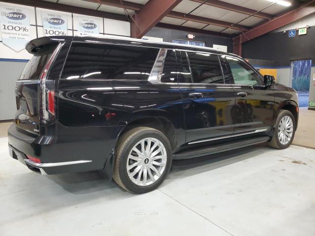 1GYS4JKL0PR162480 - 2023 CADILLAC ESCALADE ESV LUXURY BLACK photo 3