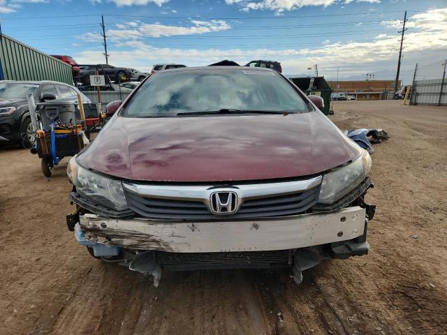 19XFB2F91CE364686 - 2012 HONDA CIVIC EXL 勃艮第红 照片 5