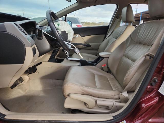 19XFB2F91CE364686 - 2012 HONDA CIVIC EXL 勃艮第红 照片 7