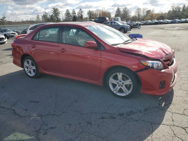 2T1BU4EE6DC063334 - 2013 TOYOTA COROLLA BASE 红色 照片 4