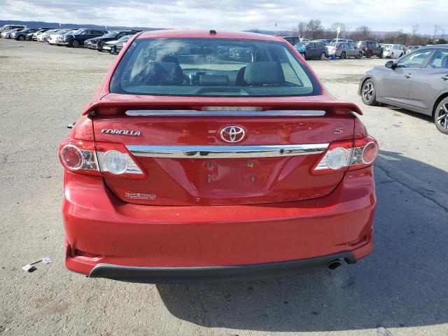 2T1BU4EE6DC063334 - 2013 TOYOTA COROLLA BASE 红色 照片 6