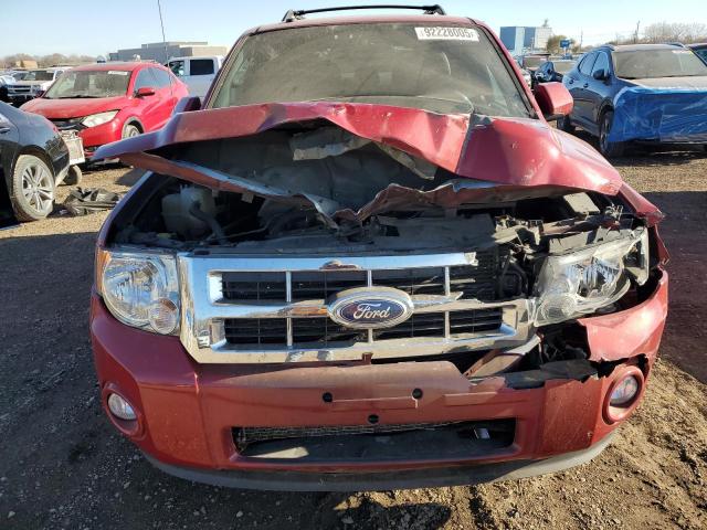 1FMCU9EG5BKB44433 - 2011 FORD ESCAPE LIMITED MAROON photo 5