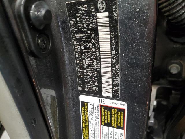 4T4BE46K99R120476 - 2009 TOYOTA CAMRY BASE 灰色 照片 13