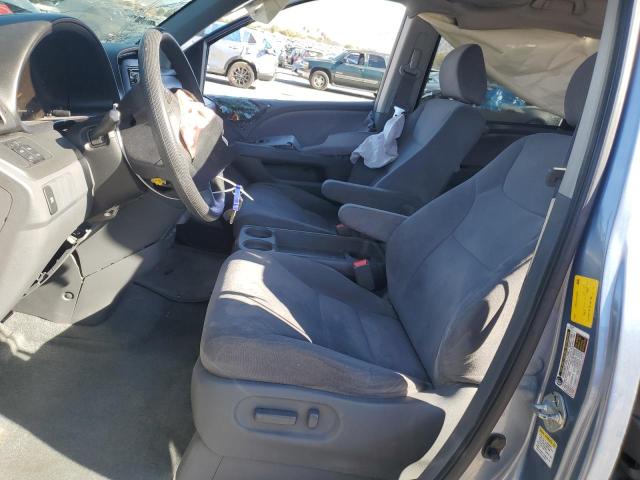 5FNRL38457B058253 - 2007 HONDA ODYSSEY EX BLUE photo 7