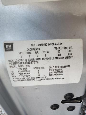 1G2NF52EX4M537679 - 2004 PONTIAC GRAND AM SE1 银色 照片 13