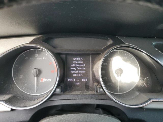 WAUVVAFR2CA005411 - 2012 AUDI S5 PRESTIGE WHITE photo 9