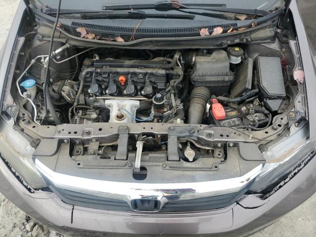 19XFB2F51CE093481 - 2012 HONDA CIVIC LX GRAY photo 11