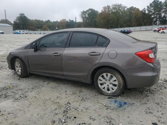 19XFB2F51CE093481 - 2012 HONDA CIVIC LX GRAY photo 2