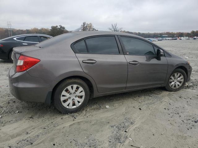 19XFB2F51CE093481 - 2012 HONDA CIVIC LX GRAY photo 3