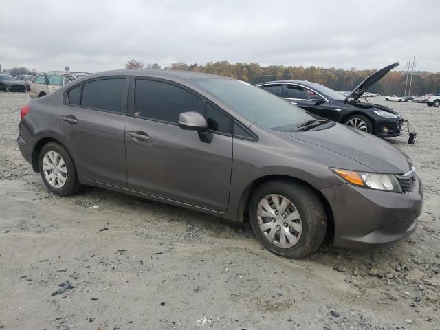 19XFB2F51CE093481 - 2012 HONDA CIVIC LX GRAY photo 4