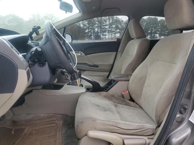 19XFB2F51CE093481 - 2012 HONDA CIVIC LX GRAY photo 7
