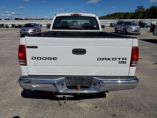 1D7GL42N44S745131 - 2004 DODGE DAKOTA SLT WHITE photo 6