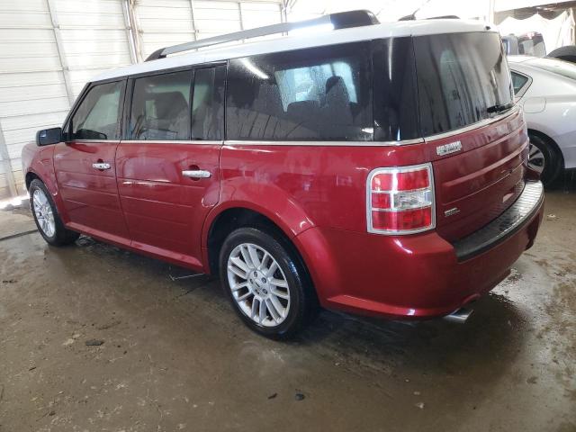 2FMGK5C89FBA02582 - 2015 FORD FLEX SEL MAROON photo 2