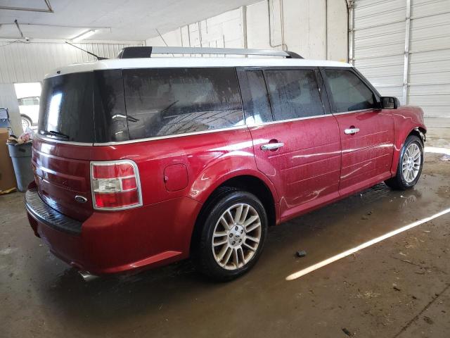 2FMGK5C89FBA02582 - 2015 FORD FLEX SEL MAROON photo 3