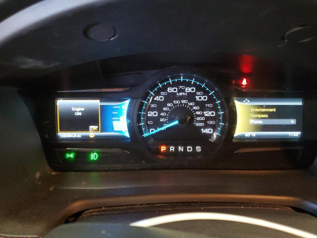 2FMGK5C89FBA02582 - 2015 FORD FLEX SEL MAROON photo 9