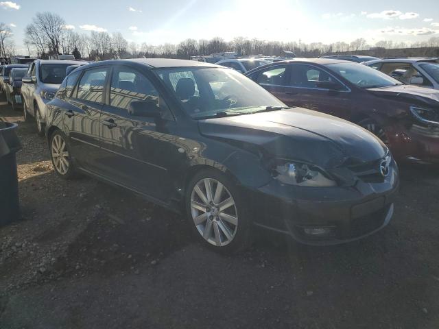 JM1BK34L881147505 - 2008 MAZDA SPEED 3 BLACK photo 4