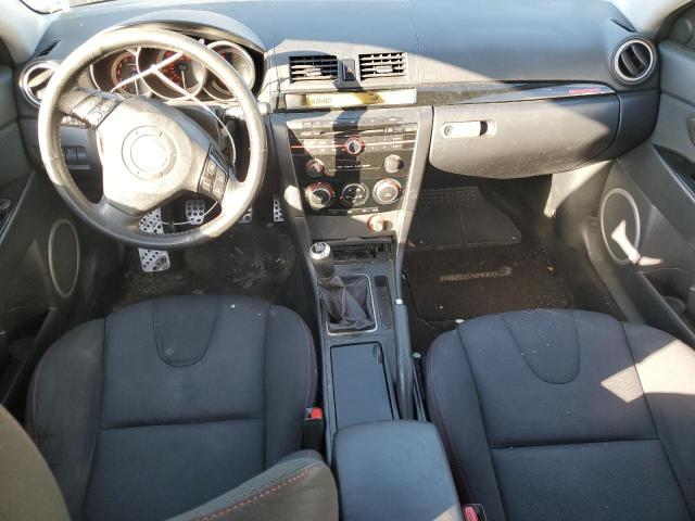 JM1BK34L881147505 - 2008 MAZDA SPEED 3 BLACK photo 8