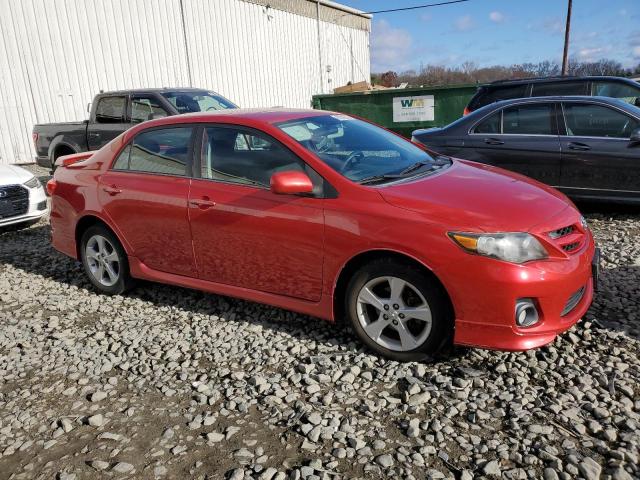 2T1BU4EEXCC888470 - 2012 TOYOTA COROLLA BASE Қызыл фото 4
