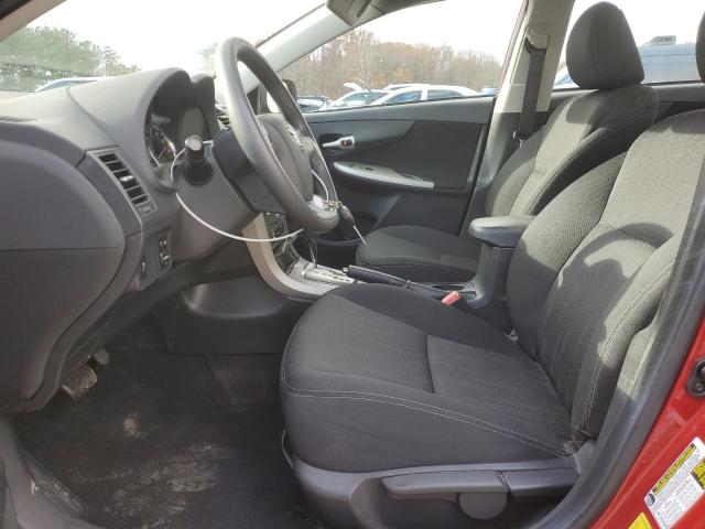 2T1BU4EEXCC888470 - 2012 TOYOTA COROLLA BASE Қызыл фото 7