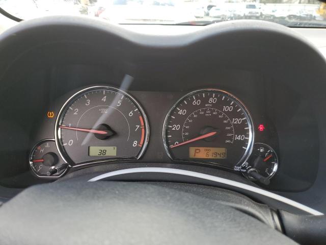 2T1BU4EEXCC888470 - 2012 TOYOTA COROLLA BASE Қызыл фото 9