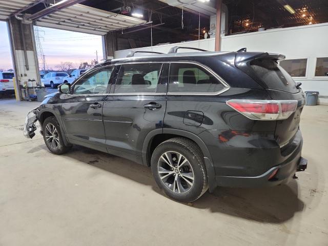 5TDJKRFH2GS289986 - 2016 TOYOTA HIGHLANDER XLE 黑色 照片 2