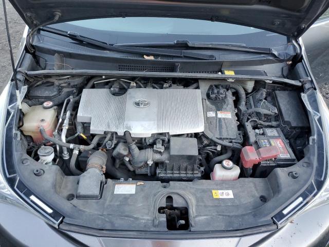 JTDKBRFU0H3031471 - 2017 TOYOTA PRIUS GRAY photo 11