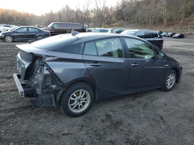 JTDKBRFU0H3031471 - 2017 TOYOTA PRIUS GRAY photo 3
