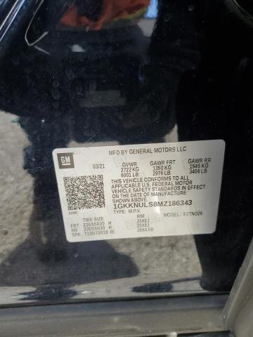 1GKKNULS8MZ186343 - 2021 GMC ACADIA SLT أزرق صورة 14