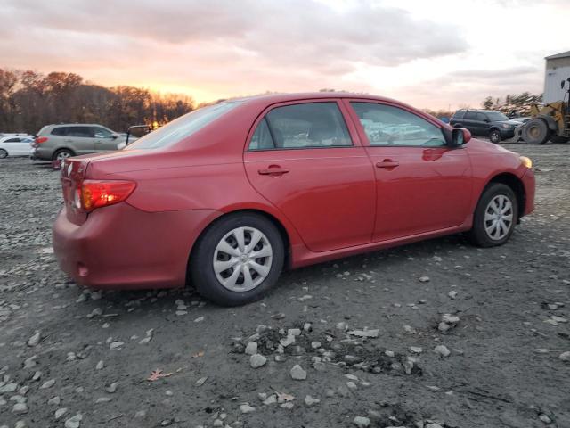 2T1BU4EE7AC274179 - 2010 TOYOTA COROLLA BASE წითელი ფოტო 3