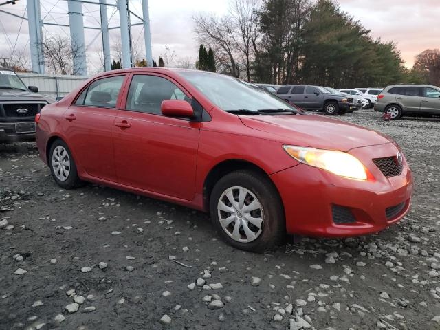 2T1BU4EE7AC274179 - 2010 TOYOTA COROLLA BASE წითელი ფოტო 4