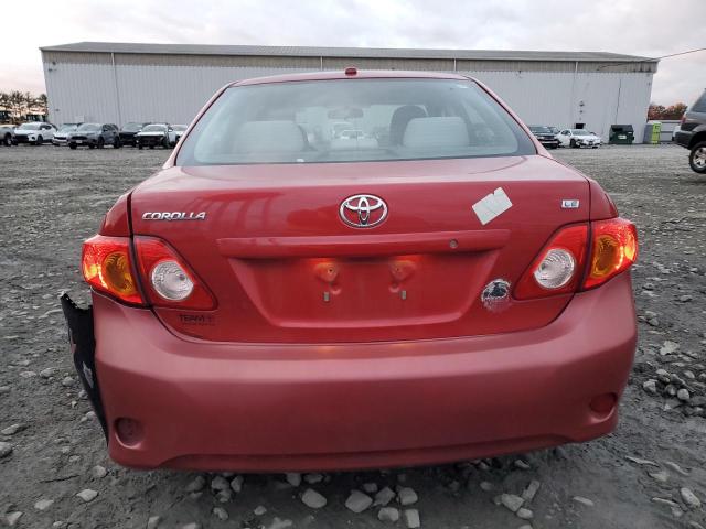 2T1BU4EE7AC274179 - 2010 TOYOTA COROLLA BASE წითელი ფოტო 6
