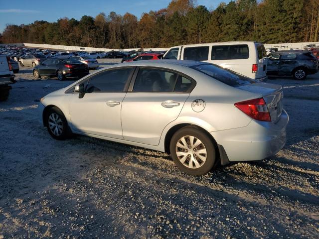 2HGFB2F57CH501035 - 2012 HONDA CIVIC LX BLUE photo 2