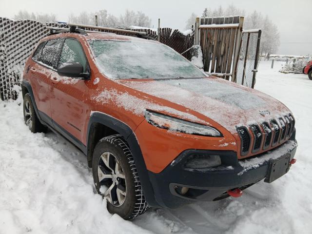 1C4PJMBS1FW716431 - 2015 JEEP CHEROKEE TRAILHAWK ORANGE photo 4