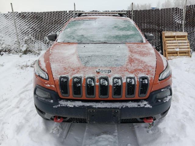 1C4PJMBS1FW716431 - 2015 JEEP CHEROKEE TRAILHAWK ORANGE photo 5