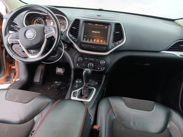 1C4PJMBS1FW716431 - 2015 JEEP CHEROKEE TRAILHAWK ORANGE photo 8