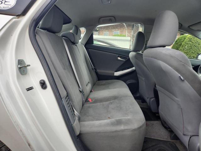 JTDKN3DUXC5484551 - 2012 TOYOTA PRIUS თეთრი ფოტო 10