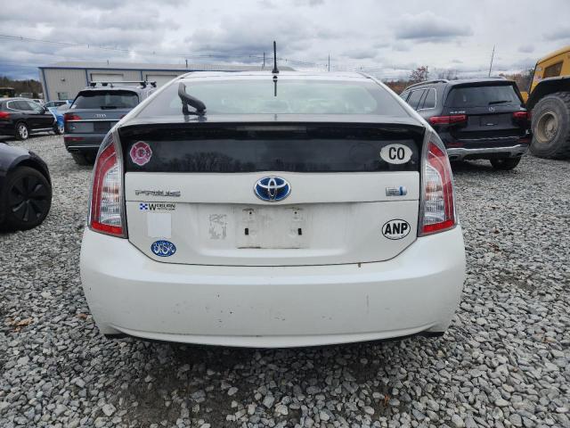 JTDKN3DUXC5484551 - 2012 TOYOTA PRIUS თეთრი ფოტო 6