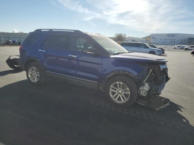 1FM5K8D80DGC45291 - 2013 FORD EXPLORER XLT Կապույտ լուսանկար 4