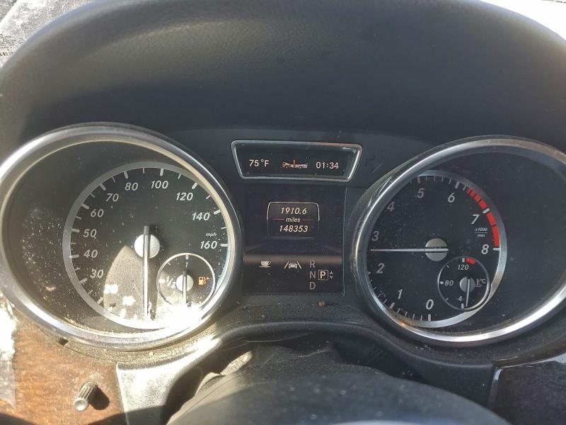 4JGDA5JBXDA203131 - 2013 MERCEDES-BENZ ML 350 BLACK photo 9