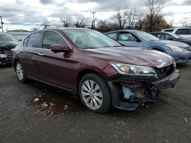 1HGCR2F75DA066922 - 2013 HONDA ACCORD EX 勃艮第红 照片 4