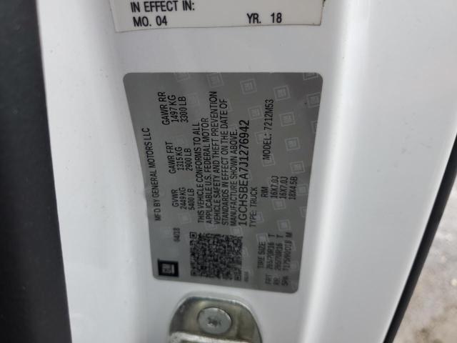 1GCHSBEA7J1276942 - 2018 CHEVROLET COLORADO Ақ фото 12